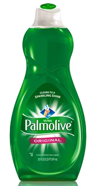 Palmolive Dishwashing Detergent for cleaning PTRs